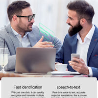 W100 Smart Glasses 163 Online Language AI Automatic Dialogue Translation Bluetooth Glasses with Speaker Sports UV Protection New