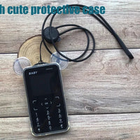 Unlocked Super Mini Card Mobile Phone 1.77 Inch 2G GSM Single SIM MP3 Telephone Bluetooth Dialer FM Blacklist Student CellPhones