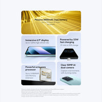 Global Version POCO C85 Smartphone 50MP Camera 6.9" Dot Drop display 6000mAh battery 33W Helio G81-Ultra NFC