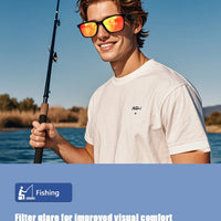 Hot GS05 Smart Glasses For Men 2 in 1 UV Protection Portable Polarized Anti-blue light Black Frame White Lenses Music Sunglasses