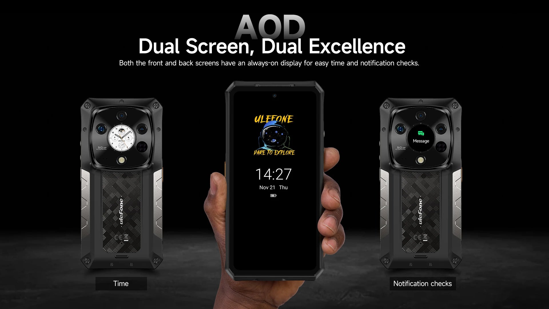 Ulefone Armor 28 Pro 5G AI Rugged Phone 512GB ROM Smartphone 120W MTK Dimensity 7300  10600mAh 6.67”AMOLED 64MP Mobile phone