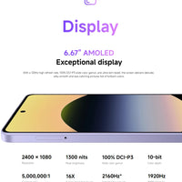 Global Version Redmi note 14S MediaTek Helio G99-Ultra 200MP+8MP+2MP triple camera 6.67" AMOLED display 67W HyperCharge