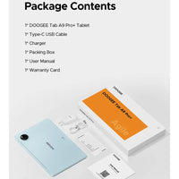 【Brand+】Doogee Tab A9 Pro+ Tablet Pc 11-Inch Android 15 30Gb Ram(6+24) 128Gb Rom 8580Mah Battery Widevine L1 Support