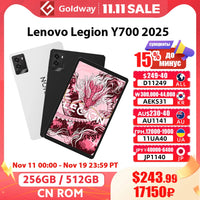 Lenovo Legion Y700 2025 256GB 512GB RAM Snapdragon 8 Gen 3 8.8" LCD Screen 165Hz 6550 mAh Battery Android 14 Gaming Tablet PC