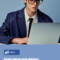 Hot GS05 Smart Glasses For Men 2 in 1 UV Protection Portable Polarized Anti-blue light Black Frame White Lenses Music Sunglasses