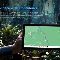 Cubot TAB KINGKONG, Rugged Tablet Android 13, IP68 Waterproof, 16GB RAM(8GB+8GB Extended), 256GB ROM, 10600mAh,10.1" FHD+ Screen