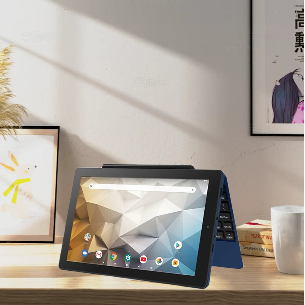 Flash Sales 10.1'' Android 9 2in1 Tablet PC 2GB RAM 32GB ROM 1280x800 IPS Bluetooth-compatible Dual Cameras With Keyboard