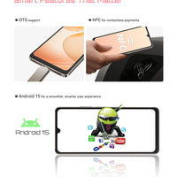 Smartphone 5G Cubot X100, Android 15, Dimensity 7025, 6nm, 2.5GHz,6.88-inch Screen,16GB(8+8),256GB, 64MP Camera, 5100mAh Battery