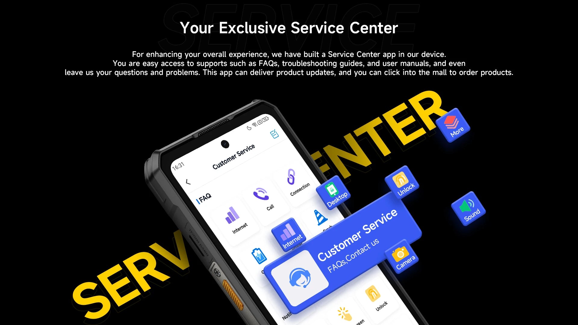Ulefone Armor 30 Pro 5G Rugged Phone Android 14 Smartphone 6.9" 120Hz 32GB+512GB 12800mAh Night Camera 64MP NFC 66W