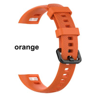 1PC Silicone Wrist Strap Smart Wristband Replacement Watch Band for Honor Band 5 4 Soft Classic Watch Replacement Accessories