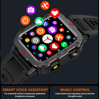 G.L Wear 2025 New Men's Smart Watch Outdoor Sports Health Monitor with LED Flashlight Bluetooth Call Women's Smartwatch