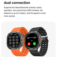 2025 New Watch 7 Ultra Smart Watch Men 32GB Memory 3D Video Display Sports SmartWatch GPS NFC Compass Blood oxygen Smartwatch
