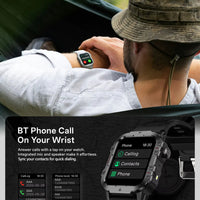 G.L Wear 2025 New Men's Smart Watch Outdoor Sports Health Monitor with LED Flashlight Bluetooth Call Women's Smartwatch