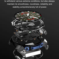 2025 New Military Sport GPS 4GB Memory Smartwatch Men 5ATM Waterproof Fitness Tracker Offline Maps 860Mah Battery Smart Bracelet