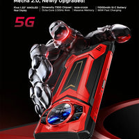 DOOGEE S200 Plus 5G Rugged Phone 1.32" Rear Display AI Image 6.72'' Screen 16GB 512GB 11000 mAh Battery Android 15 Smartphone