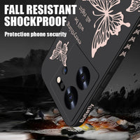 Butterfly Lanyard Case For Xiaomi Redmi Note 13 12 11 10 14 Pro+ 4G 5G 11s 13T 12T 11T Poco F6 X6 X5 Pro Mi 11 Lite 5G NE Cover