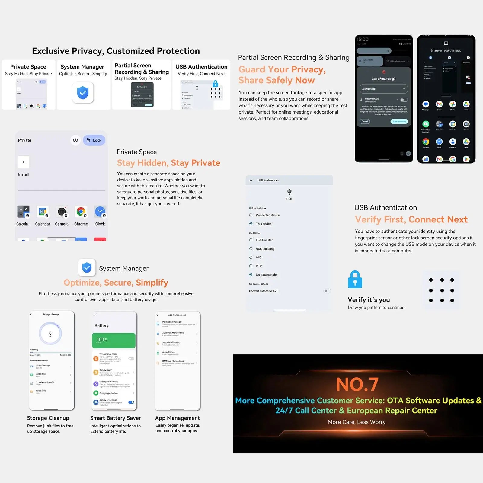 Blackview Oscal Pilot 3 5G AI Rugged Phone 12GB+256GB 6.78" 2.4K Display 7500Amh Battery Android 15 MTK 6300 5G NFC Smartphone
