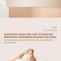 Fully automatic drum type underwear washing machine mini washing and drying integrated small underwear and sock washing machine