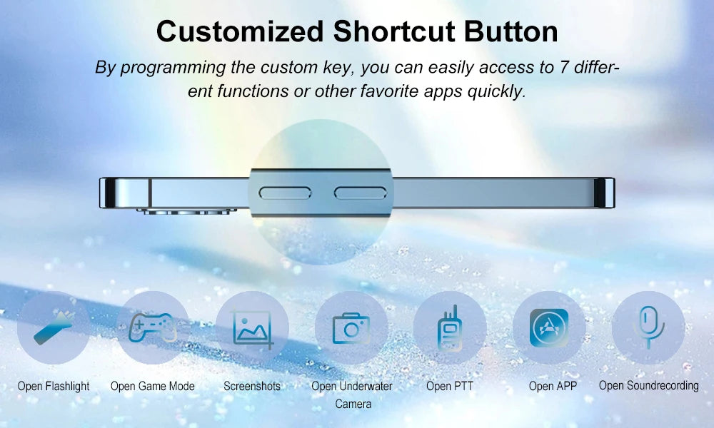 Unihertz Luna Smartphone Rhythm Ambient LED strip Music Phone 8GB RAM 256GB ROM 108MP G99 Mobile Phone Night Vision Cellphone