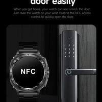 2025 New Precise Blood Lipids Uric Acid Smart Watch Men ECG+PPG Clock Blood pressure Body analysis HD Call NFC Health Smartwatch