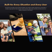 OUKITEL RT3 Pro Rugged Tablet PC 4GB+128GB 8.0'' Android 14 MediaTek G81 Octa Core 48MP Camera 5150mAh 33W Tablet PC