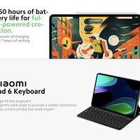 New Xiaomi Pad 6 Global Version 11-inch 144Hz WQHD+ 128GB / 256GB ROM Snapdragon 870 Tablet 8840 mAh 33W Charging