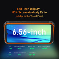 Blackview BV6200 Pro Waterproof Rugged Phone 6.56'' 6GB/128GB Smartphone 13000mAh 18W Fast Charge NFC Cell Phone