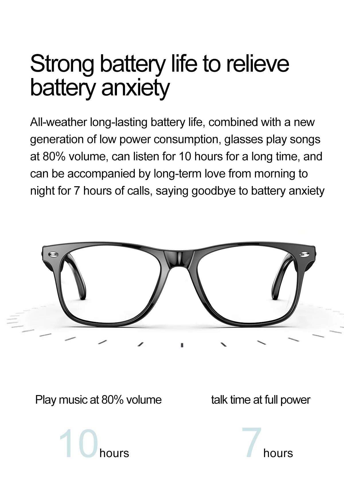 W100 Smart Glasses 163 Online Language AI Automatic Dialogue Translation Bluetooth Glasses with Speaker Sports UV Protection New