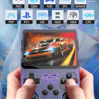 R36S new retro game console 3.5-inch Linux open-source system portable handheld game console with 128GB large memory