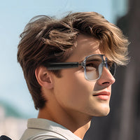 Koipsse Smart glasses double beam frame high value photochromic lens sunglasses suitable for men and women outdoor holiday gifts