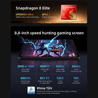 Lenovo Legion Y700 2025 Pad Gen 4 TB322FC Gaming Tab 12GB 256GB 16GB 512GB Snapdragon 8 Elite 8.8" 165Hz Screen 7600mAh Tablet