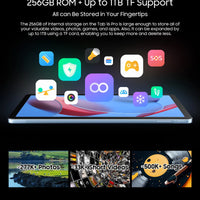 OSCAL Blackview Tab 16 Pro Tablet PC, T616 Octa Core, 11'' FHD+ Display 24GB(8+16) RAM 256GB ROM 7700mAh 4G Android 14 Tablets