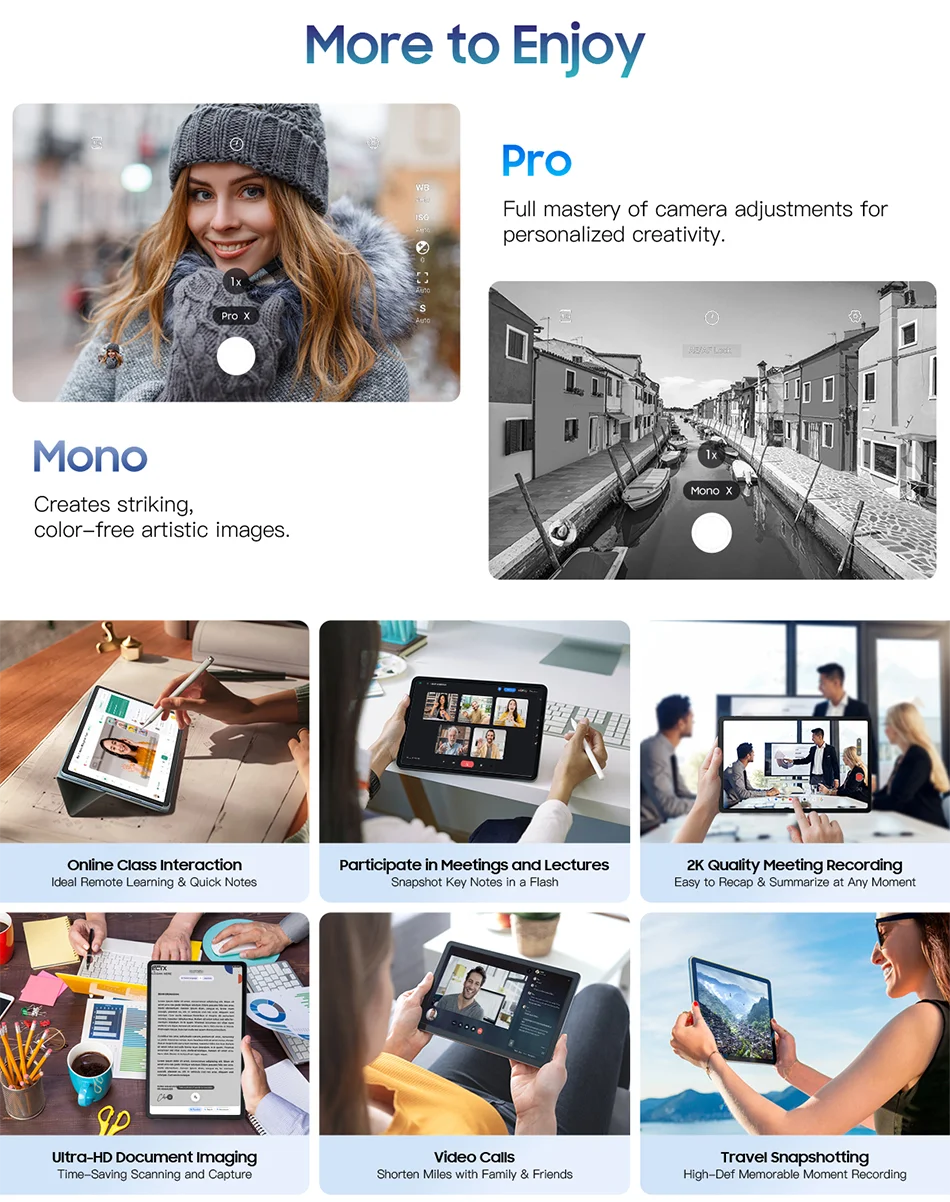 MEGA 1 Tablets Blackview 11.5 inch 2.4K 120Hz Display 8GB/12GB 256GB 50MP Camera 33W Fast Charging 8800mAh Battery MTK Helio G99