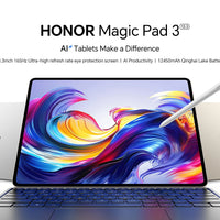 Global Version Original HONOR MagicPad 3 Tablet Snapdragon 8 Gen 3 13.3'' LCD 165Hz HONOR Eye Comfort Display 12450mAh Battery