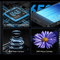 Oukitel WP52 5G Rugged Smartphone Android14 16GB+256GB 6500mAh Mobile Phone 48MP NFC Cell Phone