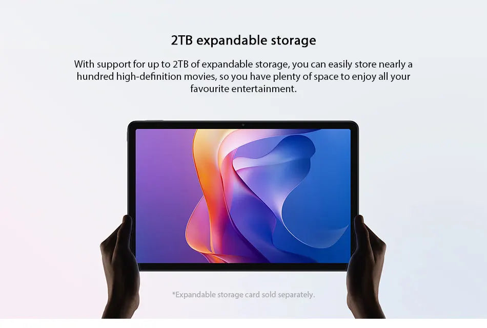 Xiaomi Redmi Pad 2 Global Version 11" 2.5K Crystal-clear Display Advanced Helio G100-Ultra 18W Fast Charging 9000mAh Battery