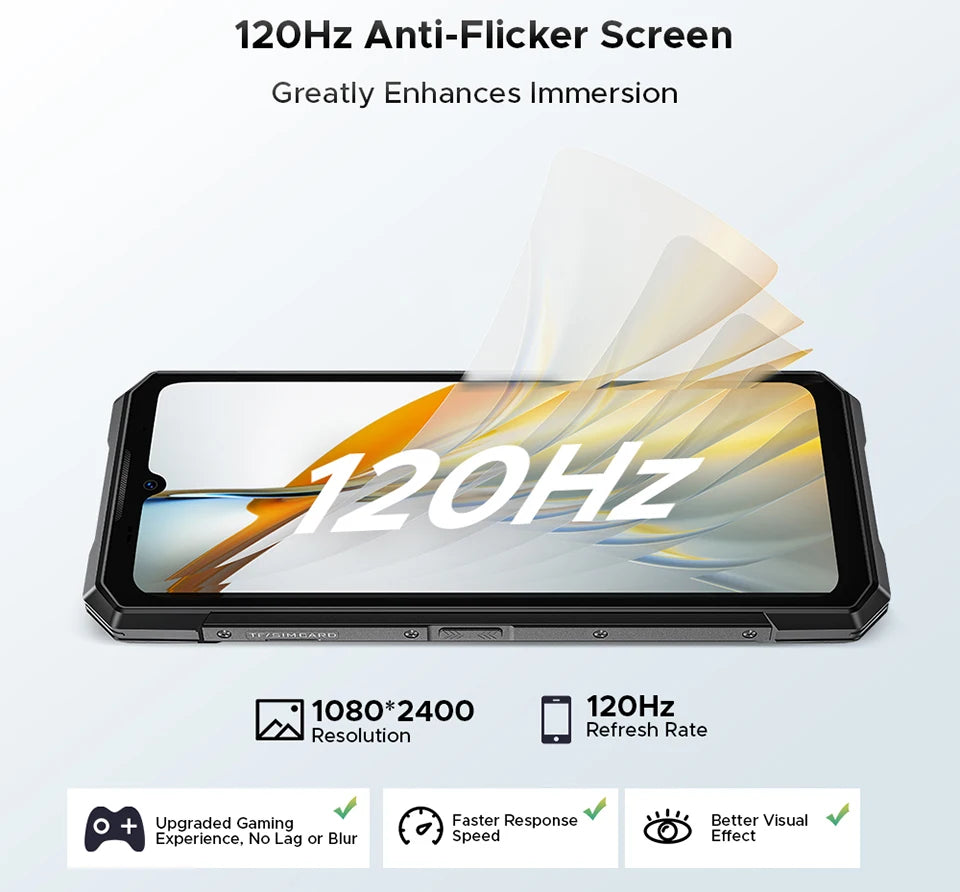 DOOGEE S200 Plus 5G Rugged Phone 1.32" Rear Display AI Image 6.72'' Screen 16GB 512GB 11000 mAh Battery Android 15 Smartphone