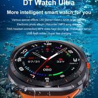 2025 New Watch 7 Ultra Smart Watch Men 32GB Memory 3D Video Display Sports SmartWatch GPS NFC Compass Blood oxygen Smartwatch