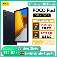 Tablet POCO Pad Global version LCD screen 12.1 inch 120Hz 2.5K Snapdragon 7s Gen 2 octa cores 10000mAh battery