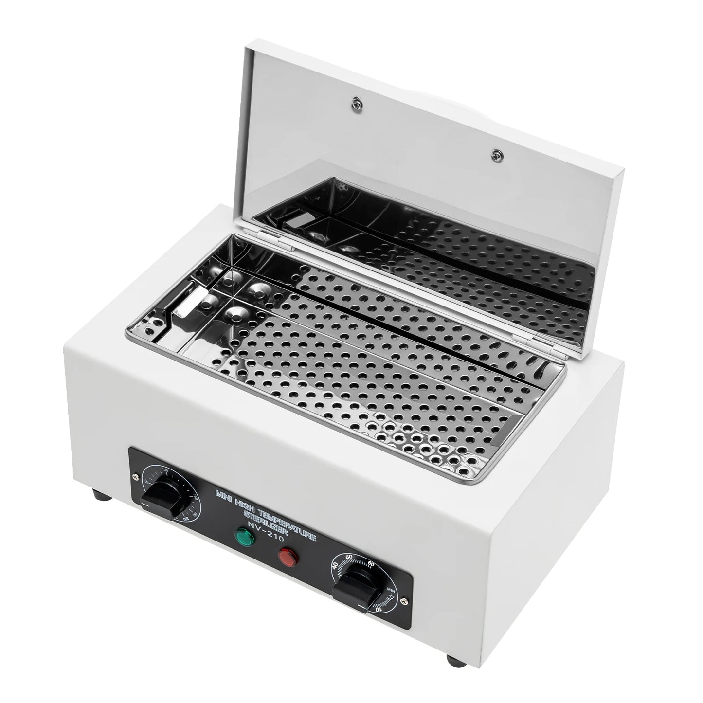 Nail Tool Sterilizer 220V Intelligent Dual Control Dry Heat Disinfection Large Capacity Multiple Use for Spa and Beauty Tools