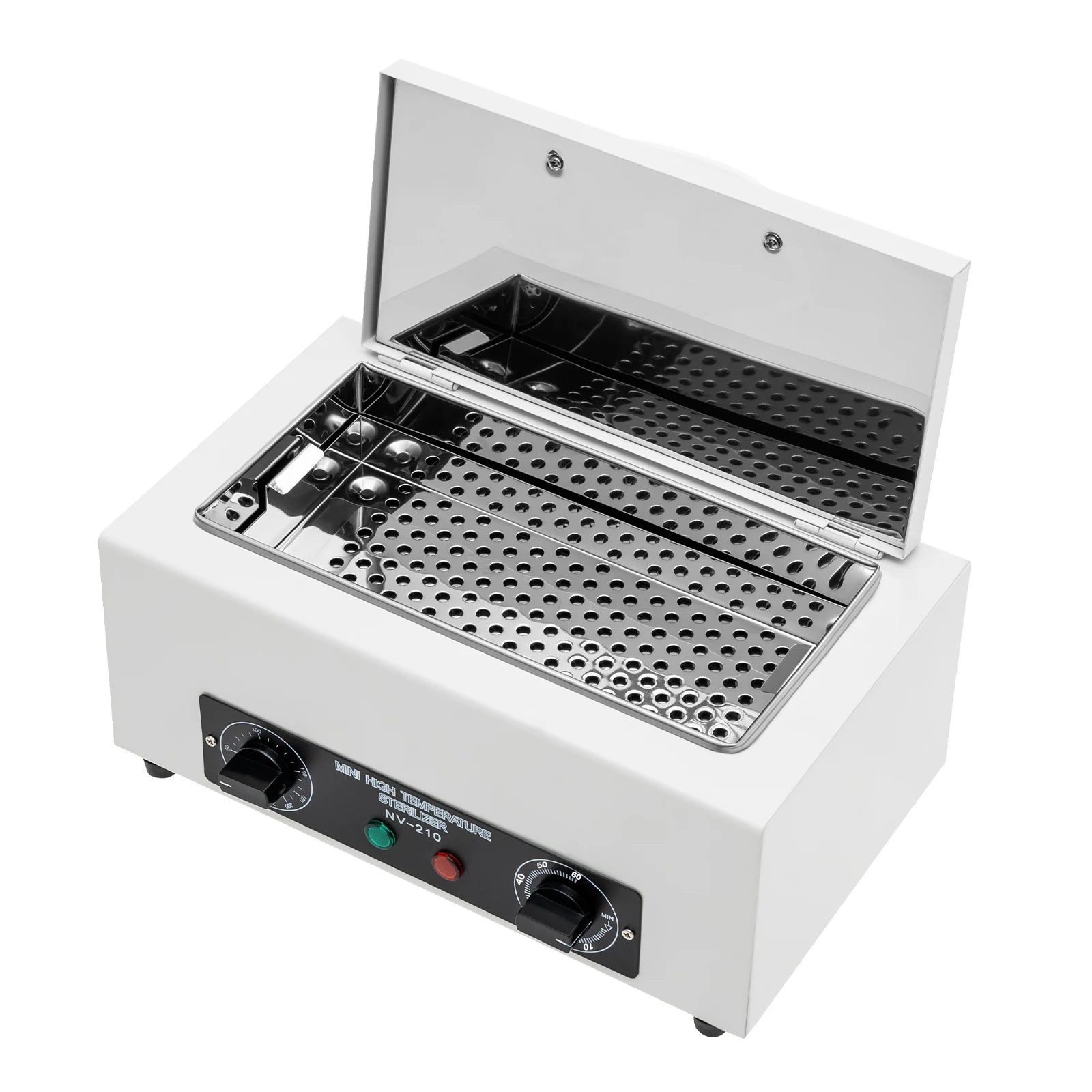 Nail Tool Sterilizer 220V Intelligent Dual Control Dry Heat Disinfection Large Capacity Multiple Use for Spa and Beauty Tools