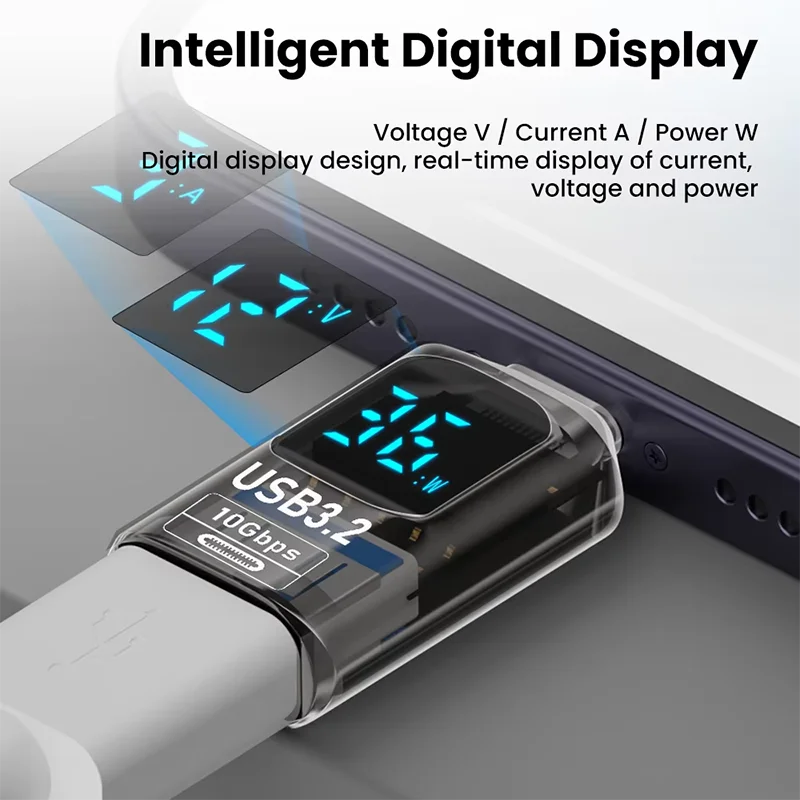 USB 3.2 Digital Display Adapter 10Gbps USB Male TO USB Female Converter Fast Charging Data Transafer USB C Adapter For PC Laptop