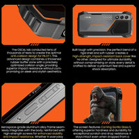 Blackview OSCAL PILOT 1 Rugged Phone, 6GB+ 256GB ,Helio G81 Smartphone Android14, 6.67'' Display Mobile Phone, 15000mAh, NFC