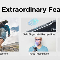 DOOGEE V40 Pro 5G Rugged Phone 1.47" Rear Display 16GB+512GB Dimensity 7300 200MP AI Camera 8680mAh Battery 5g Gaming Phone