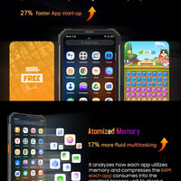 Blackview BV8900 Rugged Phone Thermal By FLIR® Camera Android 13 16GB 256 GB Mobile Phone 10000mAh 33W Fast Charge Cellphone