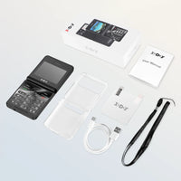 XGODY S200 Mini Smartphones Pocket 2G Dual SIM 2.4 inch Bluetooth Small Mobile Phone 1300mAh Battery Large Button Flip Foldable