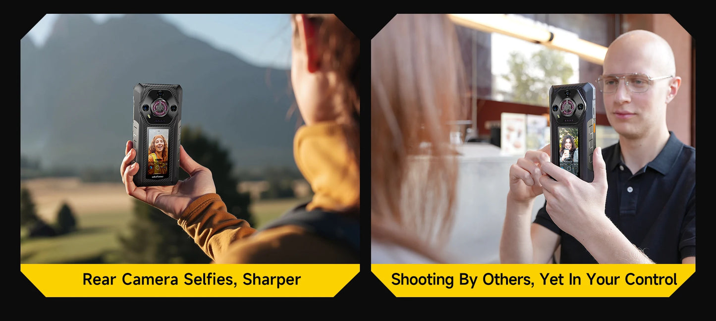 Ulefone Armor 30 Pro 5G Rugged Phone Android 14 Smartphone 6.9" 120Hz 32GB+512GB 12800mAh Night Camera 64MP NFC 66W