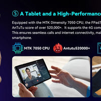 Headwolf FPad7 8.4inch Tablet Android14 MTK Dimensity 7050 CPU 2560x1600 IPS/16GB+256GB/6500mAh/ 4G LTE Tablets