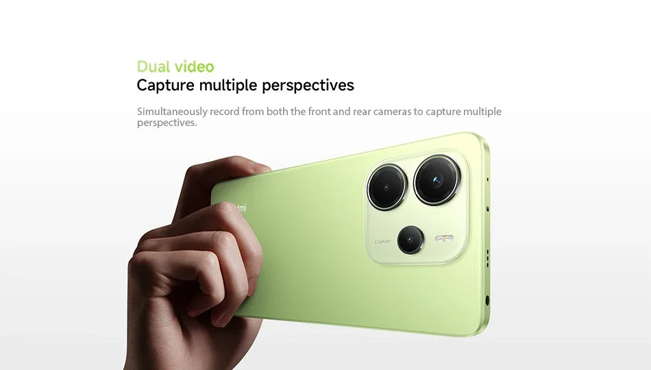 Global Version Xiaomi Redmi Note 14 MediaTek Helio G99-Ultra 108MP AI Camera 6.67" AMOLED 120Hz Display 5500mAh