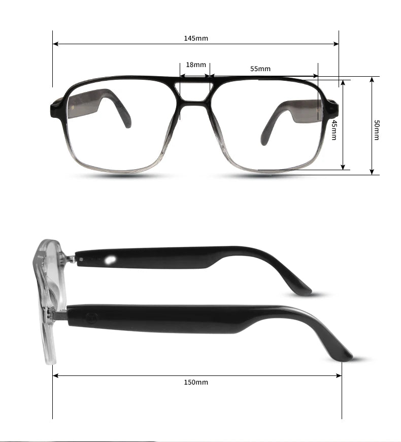 Koipsse Smart glasses double beam frame high value photochromic lens sunglasses suitable for men and women outdoor holiday gifts